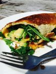 omelet met rucola